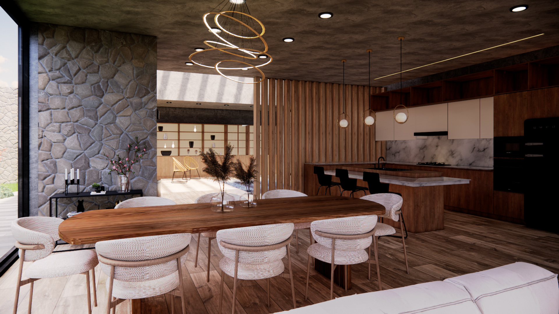 Interior de casa en Concepción